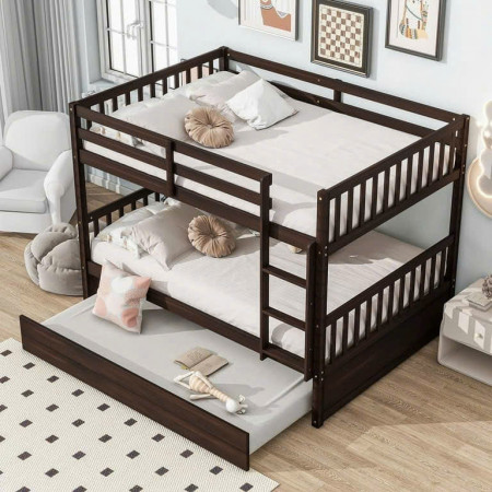 013 Eps : Giường 3 Tầng Leo Thang - 1m2 / 1m2